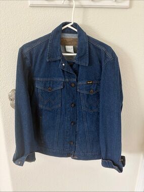 Wrangler Indigo Blue Denim Trucker Jacket Perfect condition